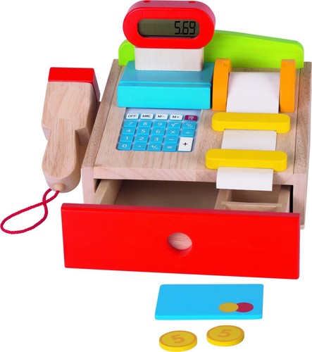 Goki wooden shop till grocers - shop,