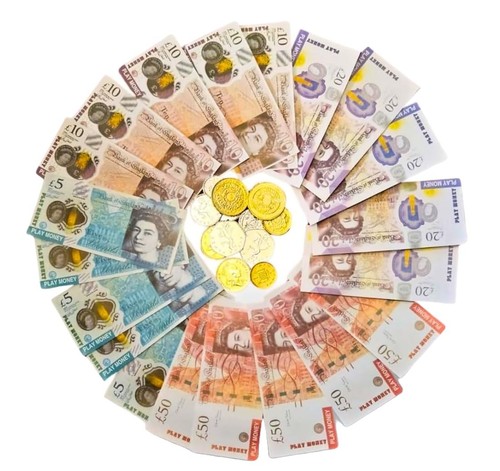 Play money notes - uk,