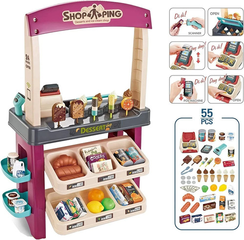 Kids ice cream shop - shop, set