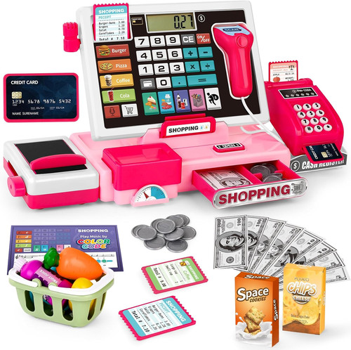 Toy till cash register - cash, with