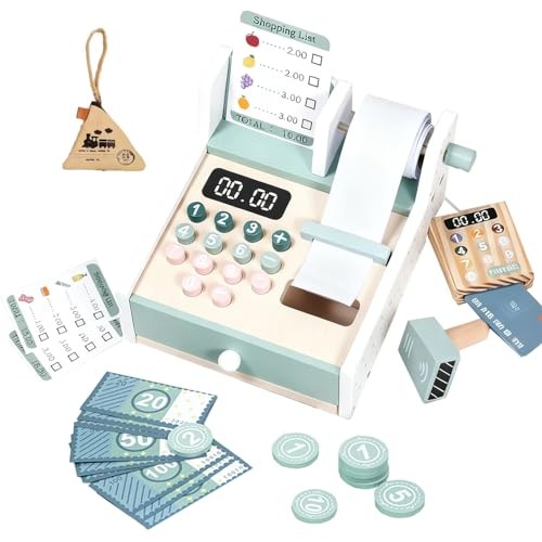 Wooden toys cash - wooden,