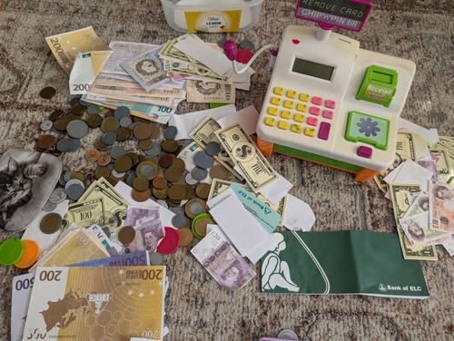 Kids cash register till - cash,