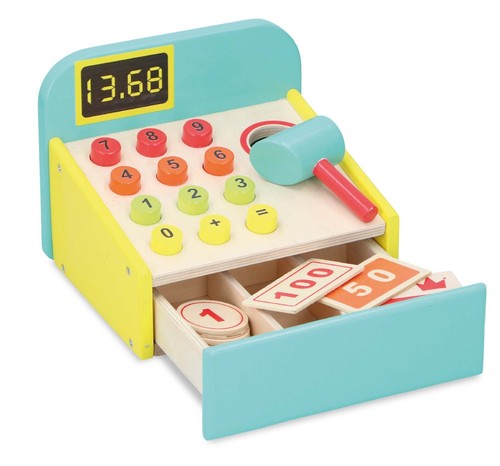 Wooden cash register shop - register, till